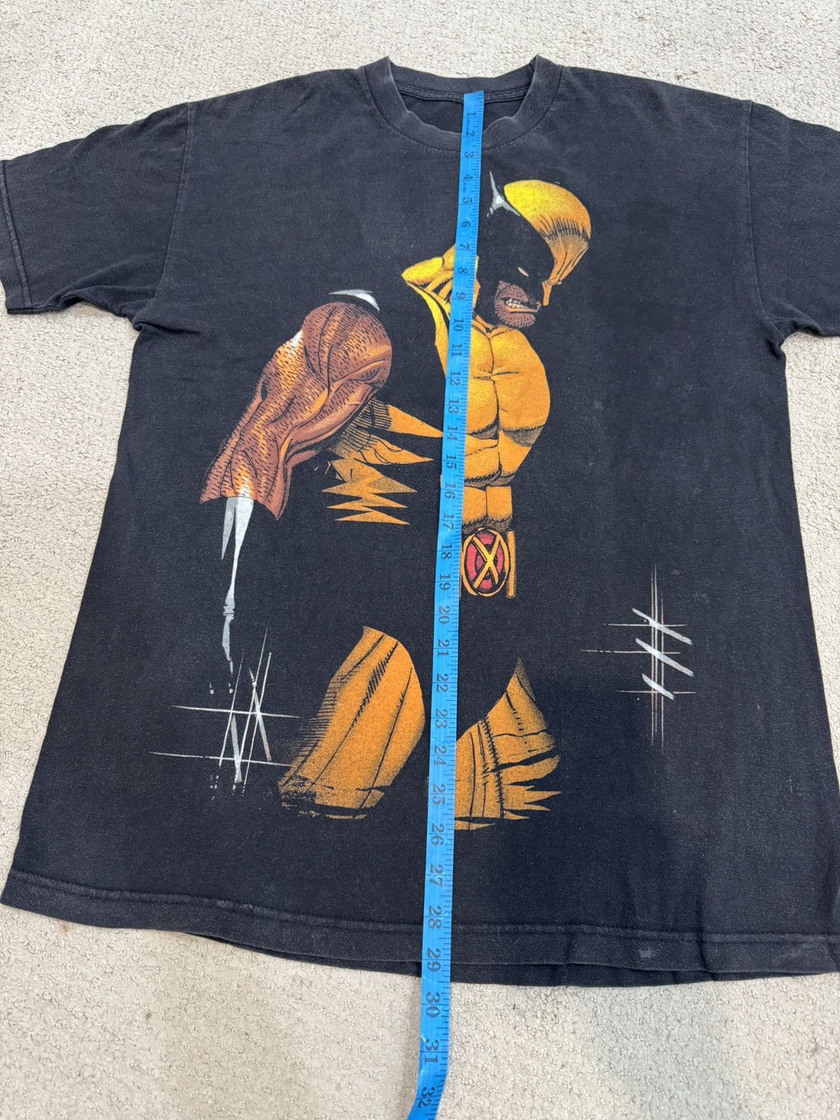 Wolverine Final Drop💥Vintage Wolverine X-Men Marvel Big Photo Size US L / EU 52-54 / 3 - 11 Thumbnail