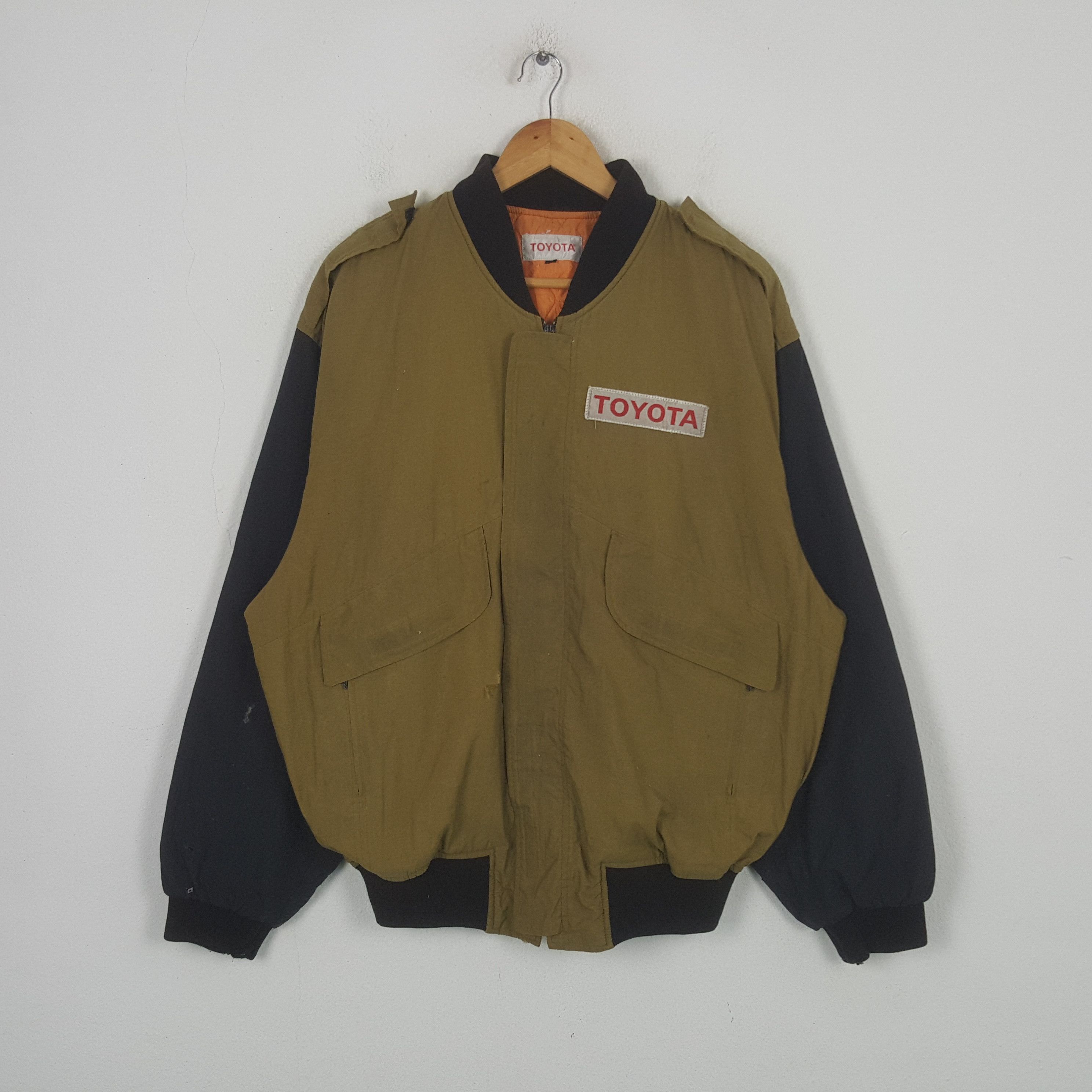 Japanese Brand Vintage Toyota Japanese Racing Bombers Jacket RR29 Size US XL / EU 56 / 4 - 3 Thumbnail