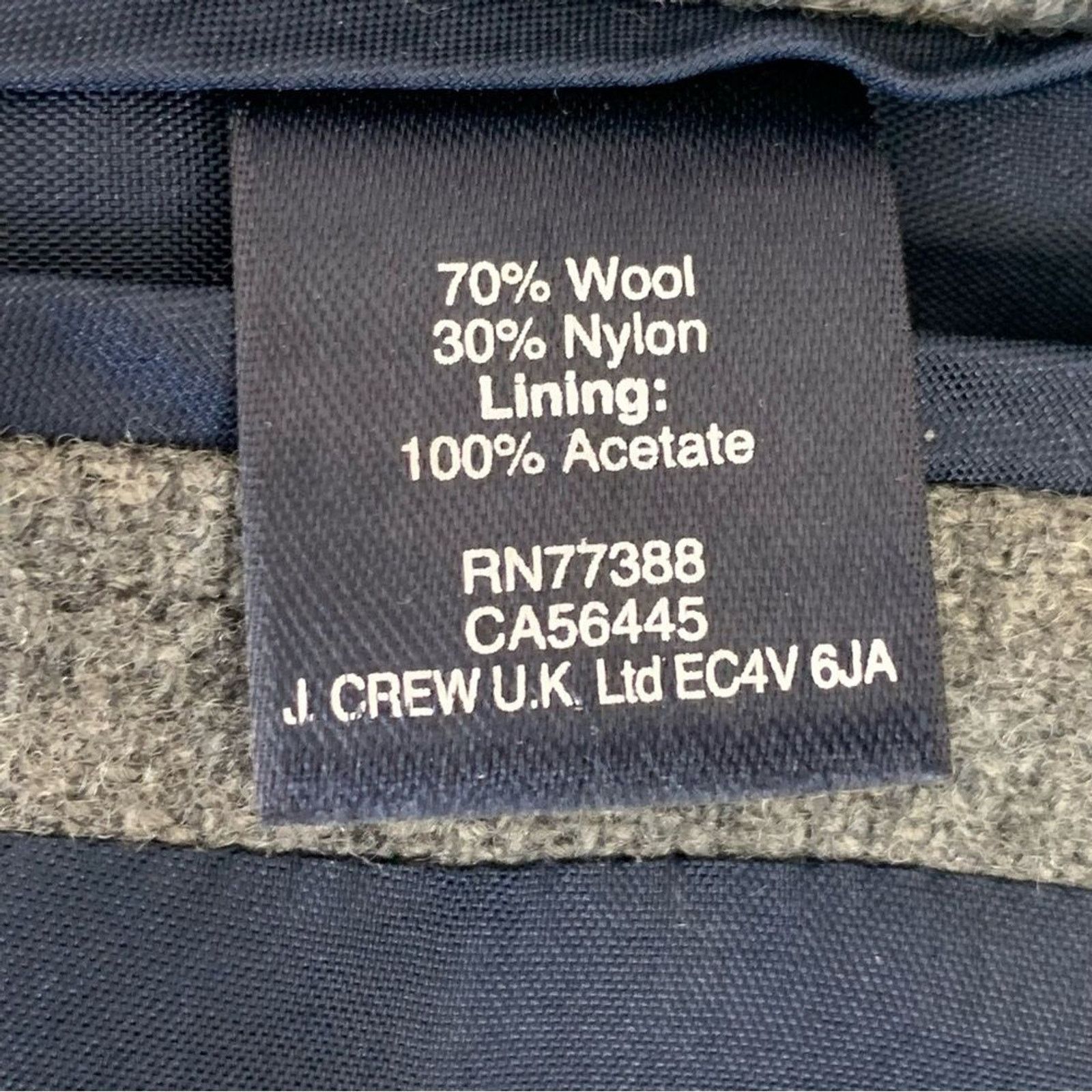 J.Crew J Crew Wool Blend Suede Elbow Patch Sports Jacket Blazer Men Size 36R - 12 Thumbnail