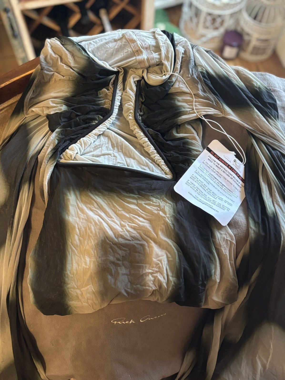 Rick Owens ABSTRACT PYRAMID RICK OWNES PRONG WIRED 2023 SHIRT SS23 Size L / US 10 / IT 46 - 6 Thumbnail
