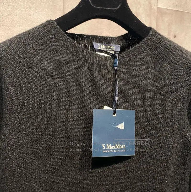 Max Mara MaxMara Black Cashmere Long Sleeve Sweater . Size M / US 6-8 / IT 42-44 - 2 Thumbnail