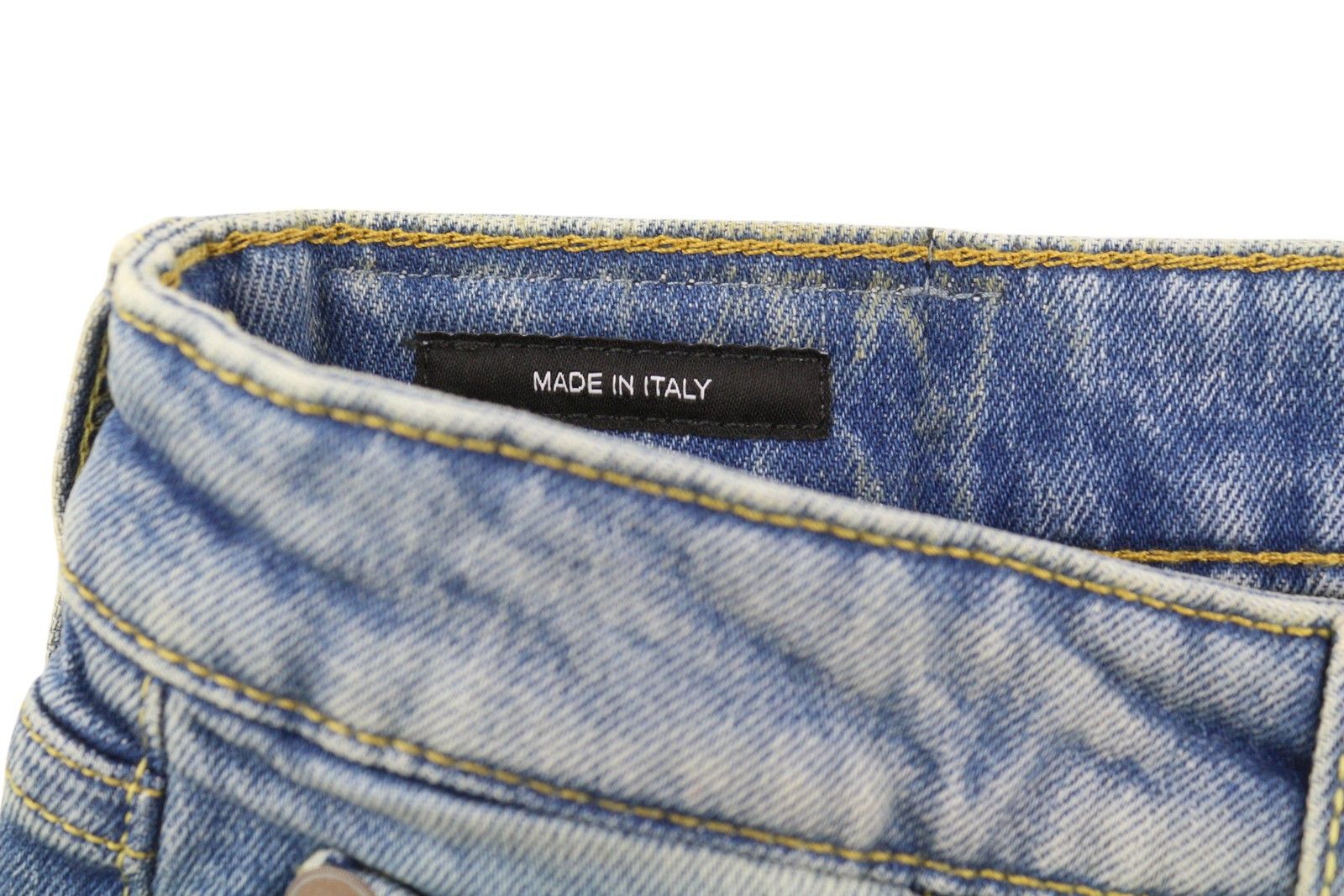 R13 KICK 27 Jasper Stretch Washed Ankle Length Jeans 84420 Size 27" / US 4 / IT 40 - 8 Thumbnail