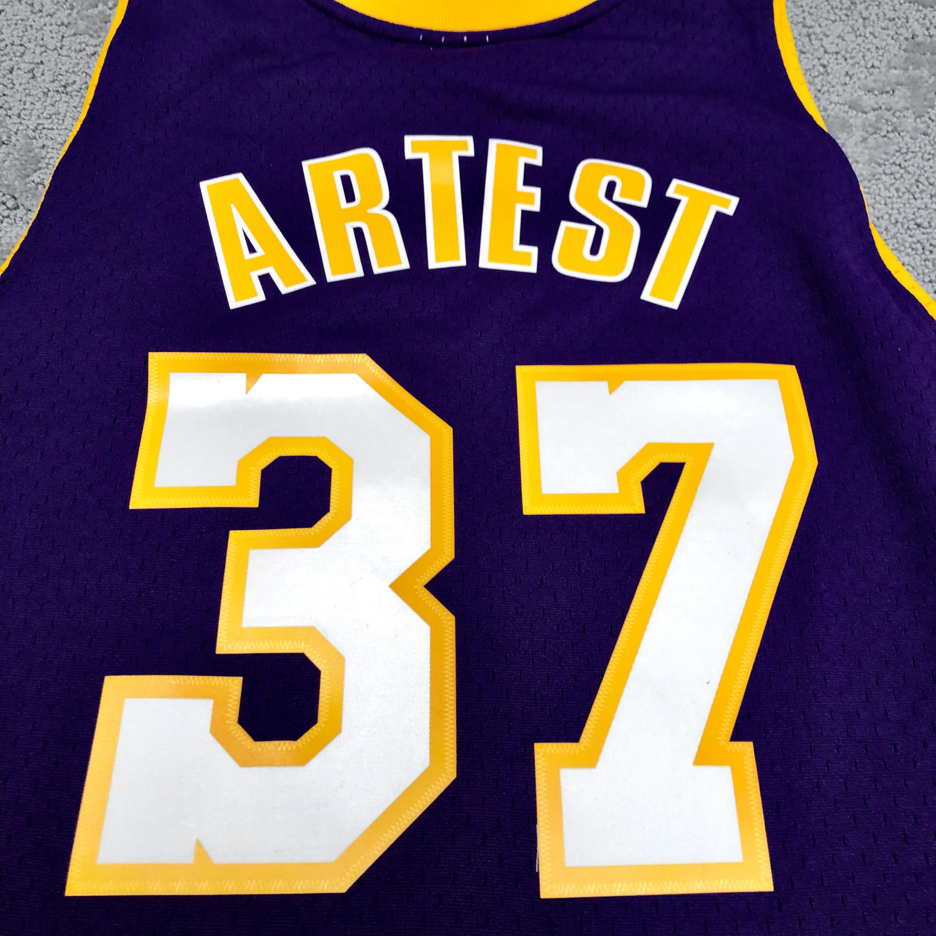 Mitchell & Ness Ron Artest LA Lakers Mitchell Ness Jersey XL Size US XL / EU 56 / 4 - 6 Thumbnail