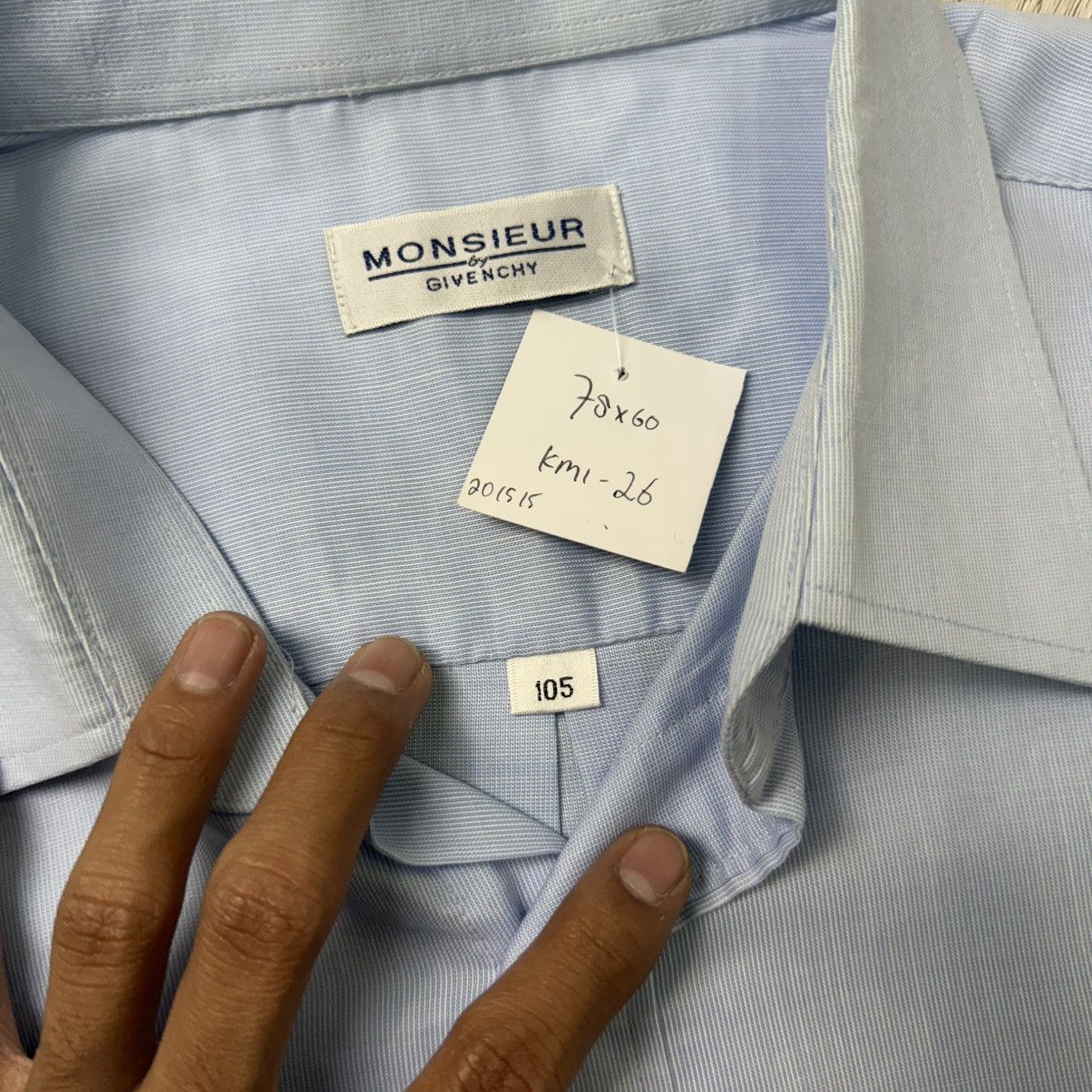 Givenchy GIVENCHY Monsieur shirts basic blue pocket logo Size US XL / EU 56 / 4 - 4 Thumbnail