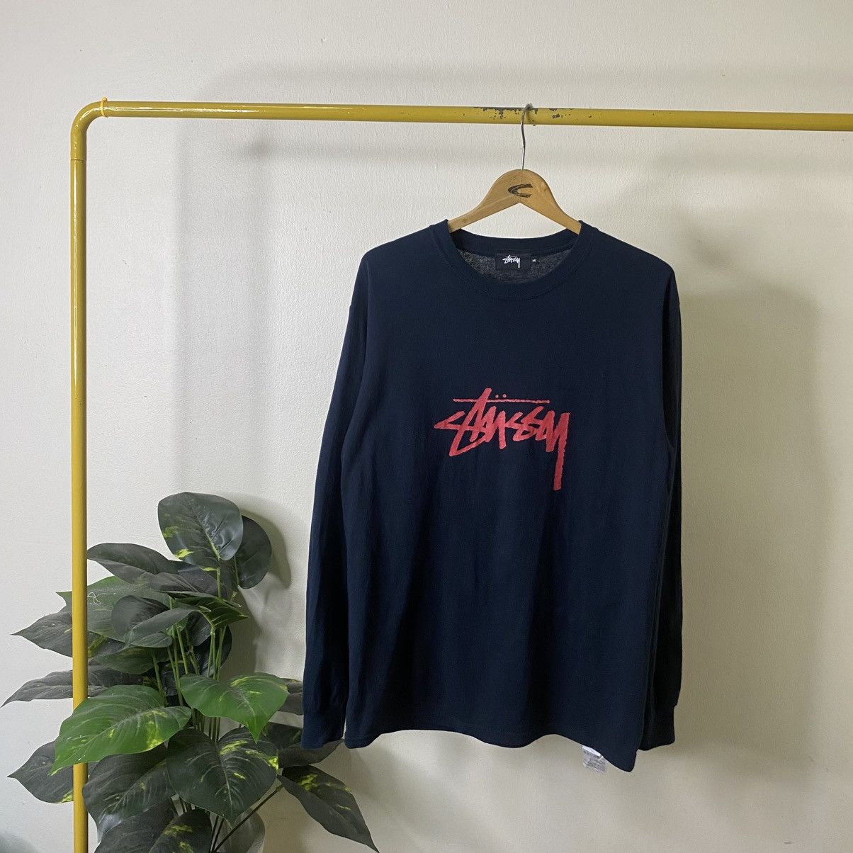 Stussy Vintage Y2K Stussy Script LS Skater T Shirt Size US M / EU 48-50 / 2 - 1 Thumbnail