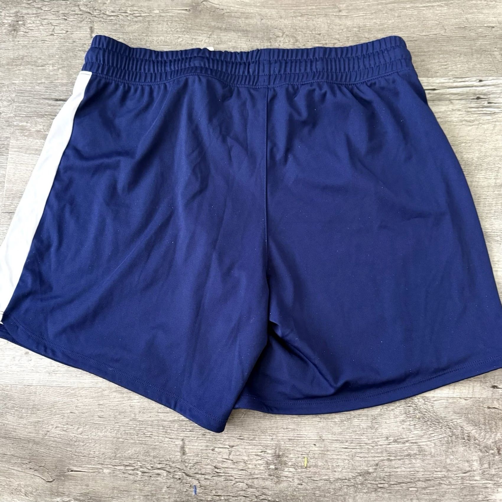 Nike Nike Womens Medium Blue White Dri-FIT Training Shorts Athletic Running 658372 Size 32" / US 10 / IT 46 - 8 Thumbnail