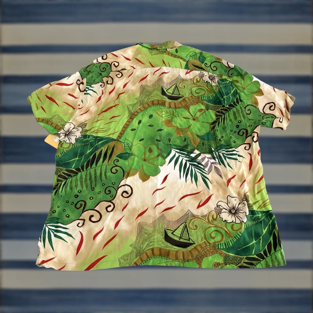 Jams World Jams World Escape Floral Green Short Sleeve Shirt Mens 2XL NWT Size US XXL / EU 58 / 5 - 1 Thumbnail