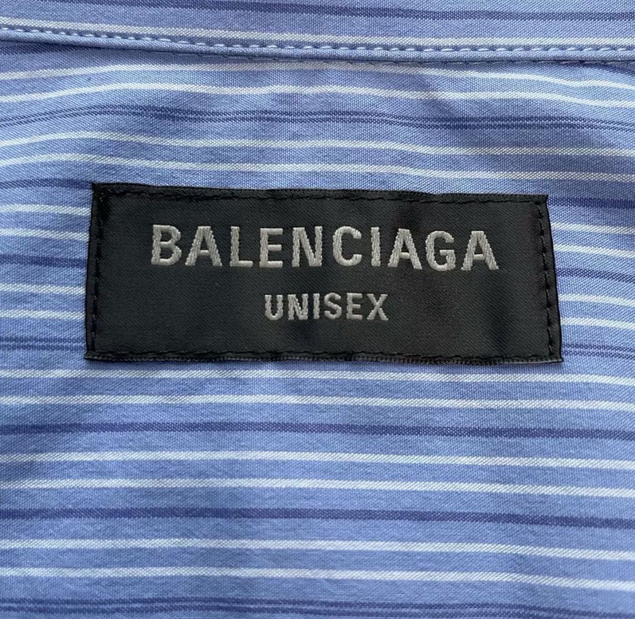 Balenciaga Balenciaga FW23 striped color blocked long sleeved shirt Size US L / EU 52-54 / 3 - 7 Thumbnail