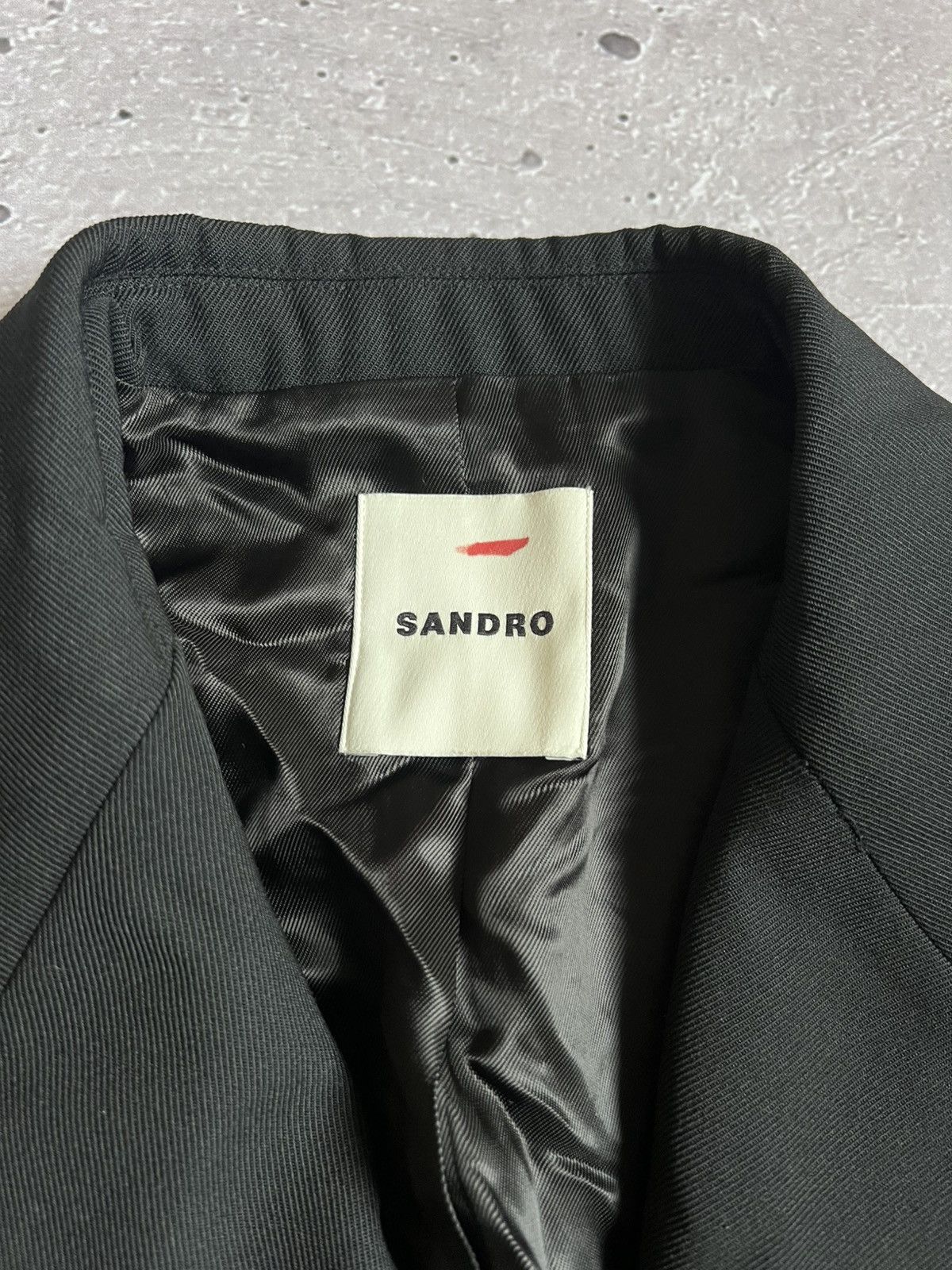 Sandro Rare Blazer Sandro Women Black Size 36 Size M / US 6-8 / IT 42-44 - 10 Thumbnail
