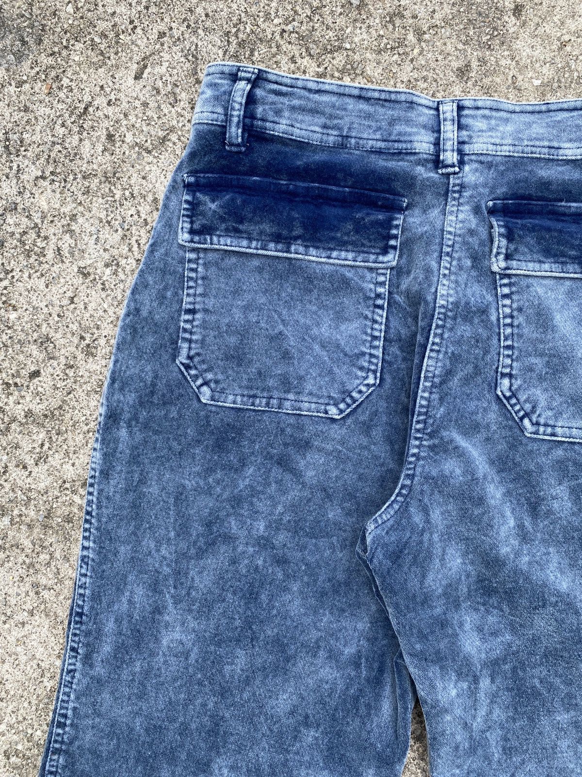 Japanese Brand × Otto 1990s - Otto Velvet Multipocket Flare Pant Size 28" / US 6 / IT 42 - 11 Thumbnail