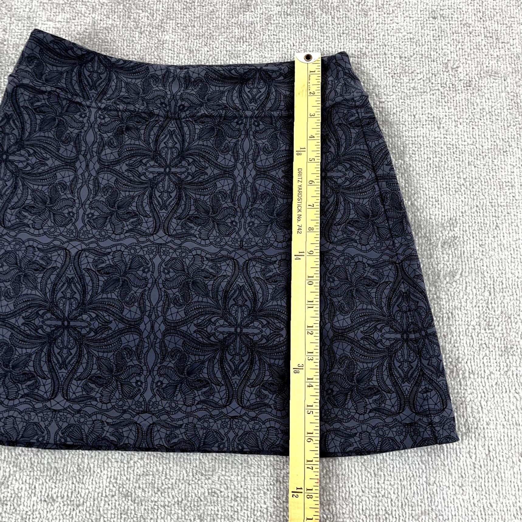 Athleta ATHLETA Skort Womens Small 4" Lined Everyday Tennis Golf Gray Floral Geometric Size ONE SIZE - 5 Thumbnail