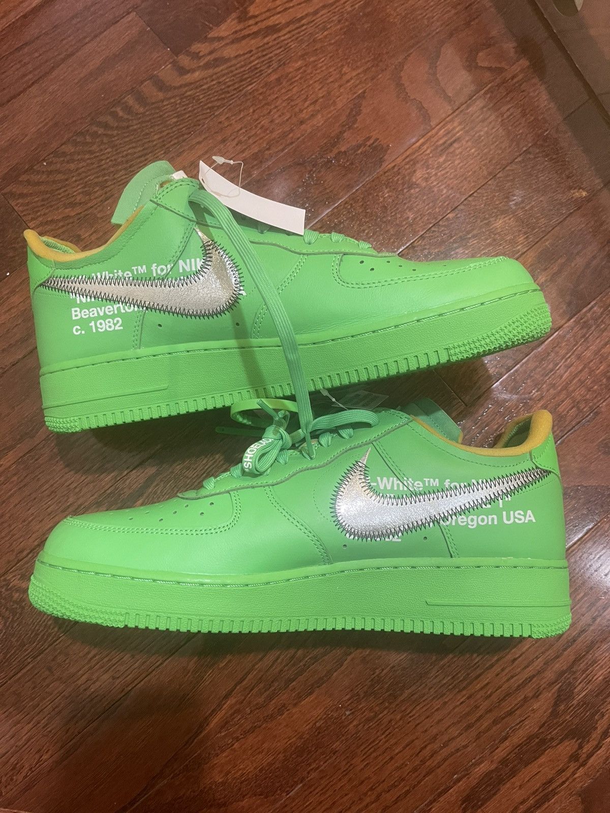 Off-White Nike X OffWhite Air Force One Brooklyn Size US 11 / EU 44 - 9 Thumbnail