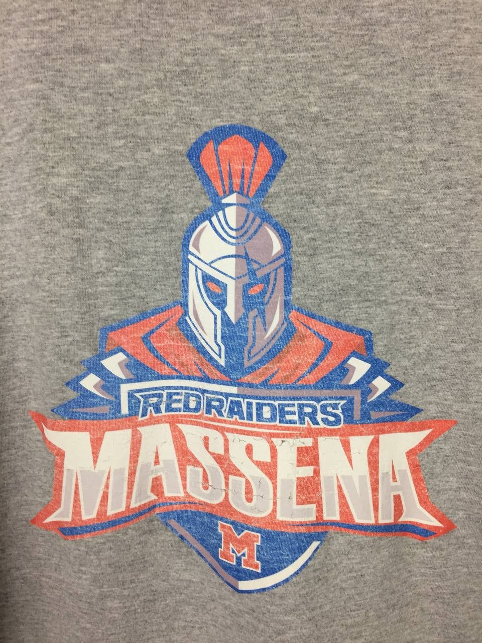 Adidas × Vintage Adidas Massena Red Raiders Logo Sportswear Tee Size US XL / EU 56 / 4 - 4 Thumbnail