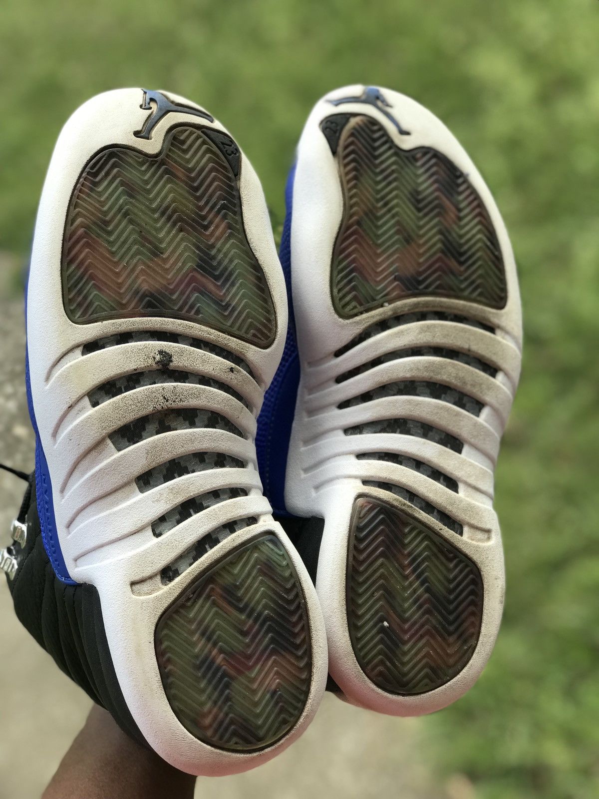 Jordan Brand Air Jordan Retro 12 Hyper Royal Size 8.5 Wmn / 7Y Size US 8.5 / IT 38.5 - 6 Thumbnail