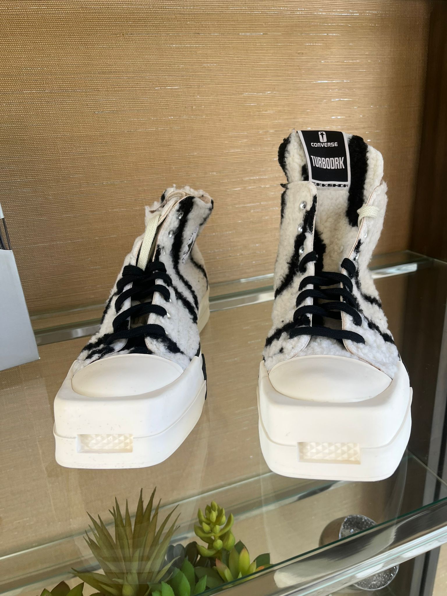 Rick Owens Drkshdw Turbodrk Sneakers in Black & White Size US 7 / EU 40 - 7 Thumbnail