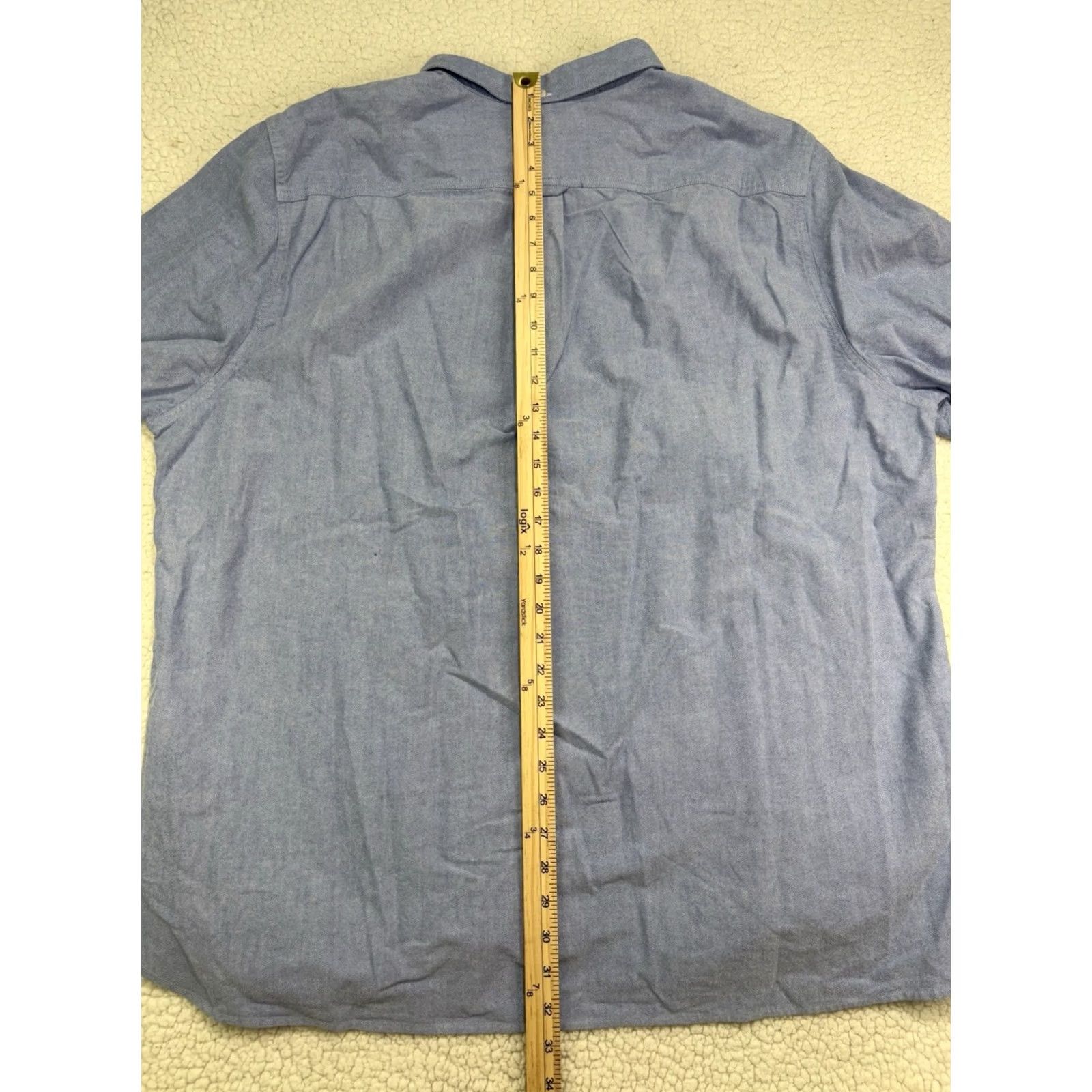 Boden Boden Mens 3XL Shirt Cotton Blue Casual Regular Fit Button Up Long Sleeve Size US XXL / EU 58 / 5 - 5 Thumbnail