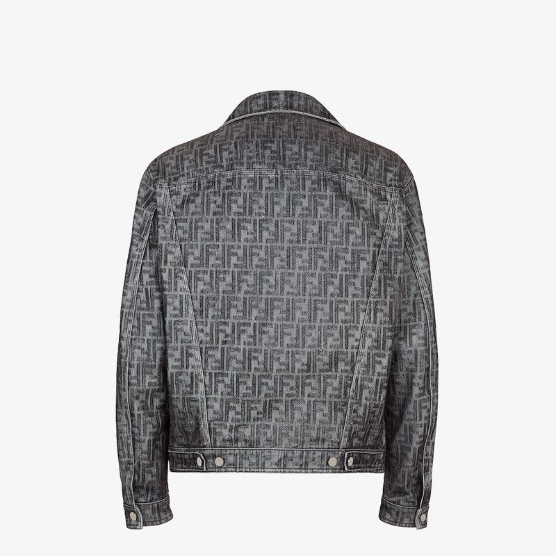 Fendi o1s1wg110126 Jeans Jacket in Grey Size US S / EU 44-46 / 1 - 2 Thumbnail