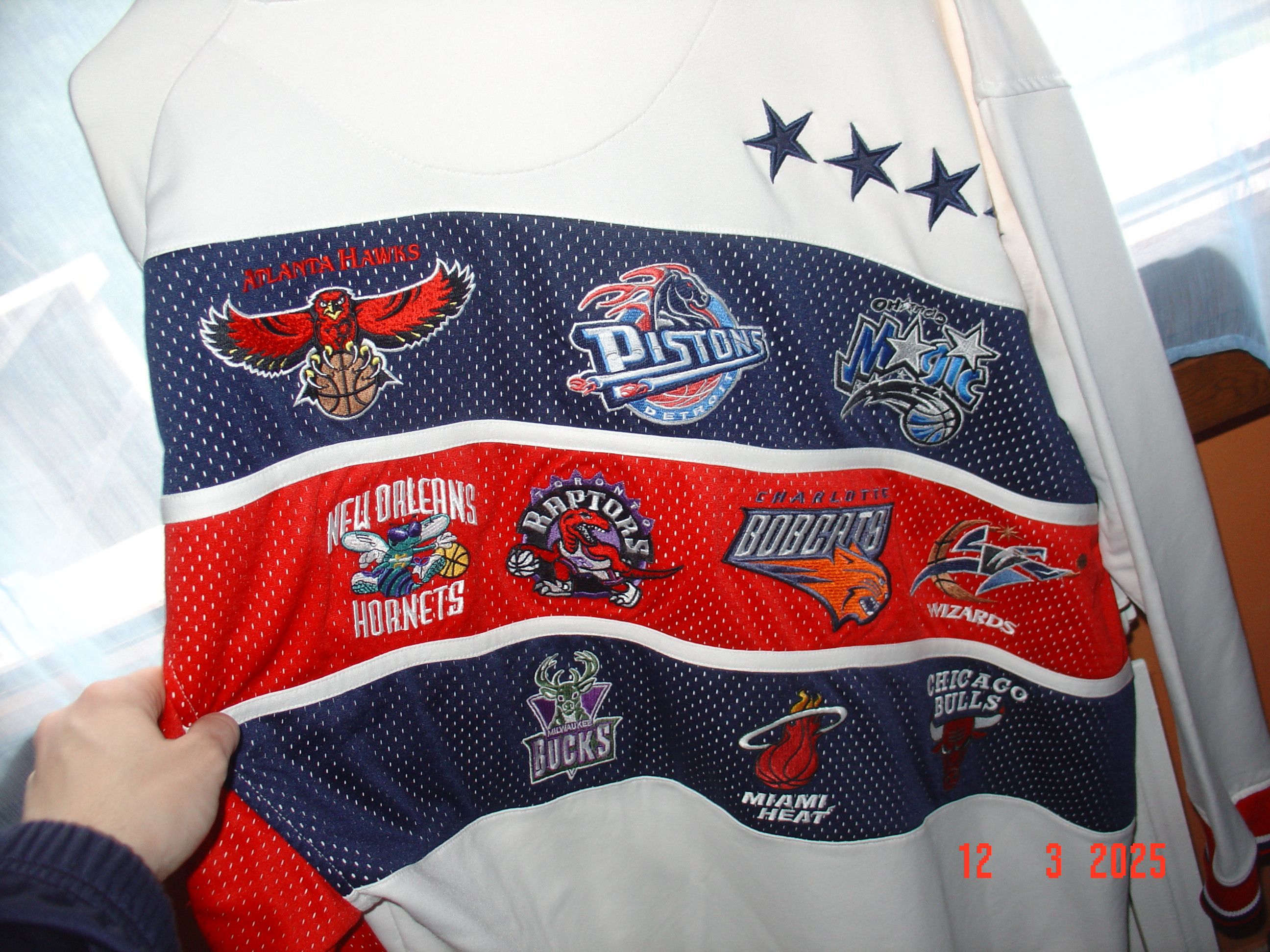NBA NBA All Star 2004 Eastern Conference Vintage Zip Hoodie Size US XL / EU 56 / 4 - 3 Thumbnail