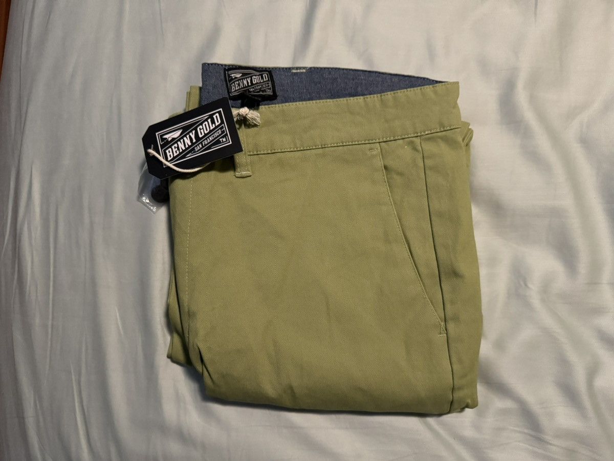 Benny Gold Benny Gold Olive Chino Pants Size 33x30 Size US 33 - 8 Thumbnail