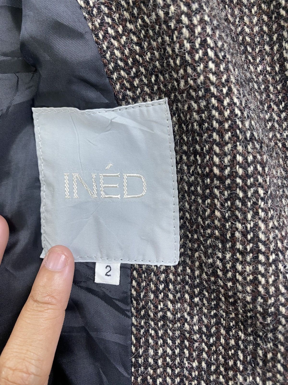 Yohji Yamamoto Vintage YOHJI YAMAMOTO INED Japanese Design Jacket Size S / US 4 / IT 40 - 8 Thumbnail