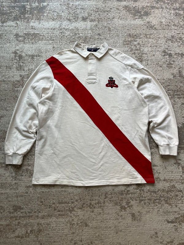 Polo Ralph Lauren OG Ralph Lauren Polo Sport Rugby Shirt Sz XL Vintage 90s Size US XL / EU 56 / 4 - 1 Thumbnail