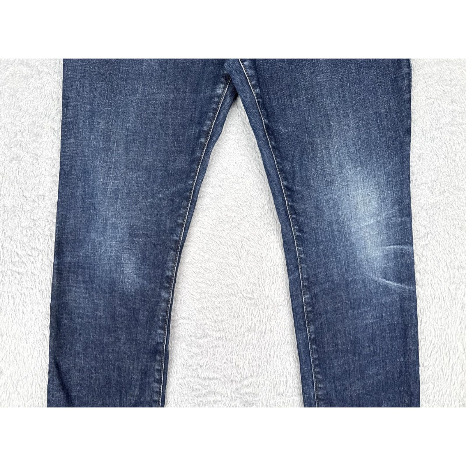Gap Gap 1969 Jeans Mens 30x30 Blue Medium Wash Skinny Zip Fly 5-Pocket Denim Pants Size US 30 / EU 46 - 3 Thumbnail