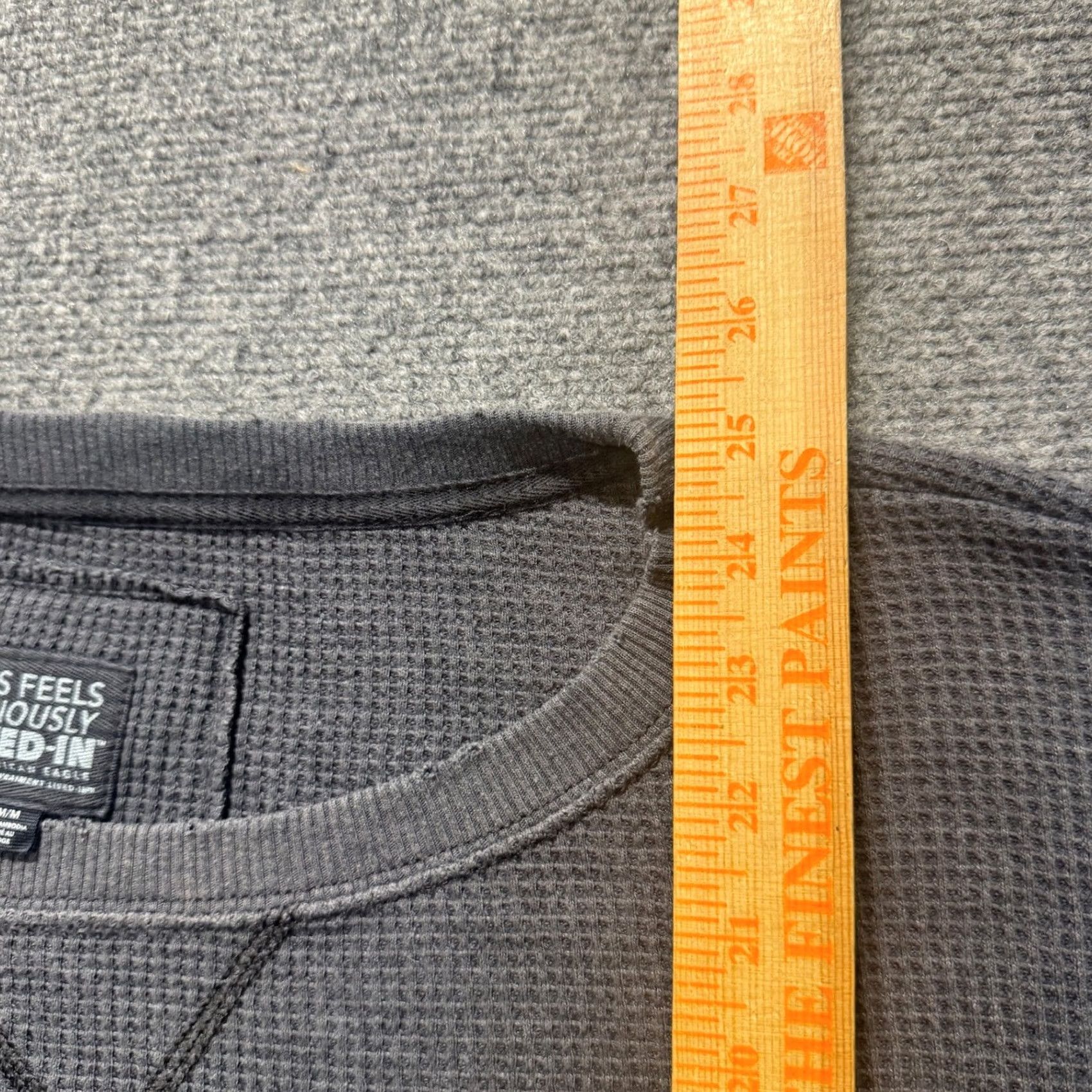 Vintage American Eagle Long Sleeve Shirt Mens Medium 100% Cotton Black Blank Lounge Grunge Size US M / EU 48-50 / 2 - 5 Thumbnail