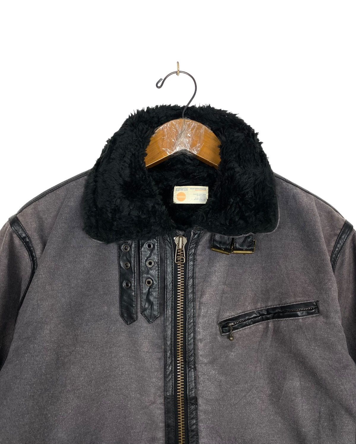 Edwin Rare‼️Edwin Faux Shearling Jacket Size US S / EU 44-46 / 1 - 4 Thumbnail
