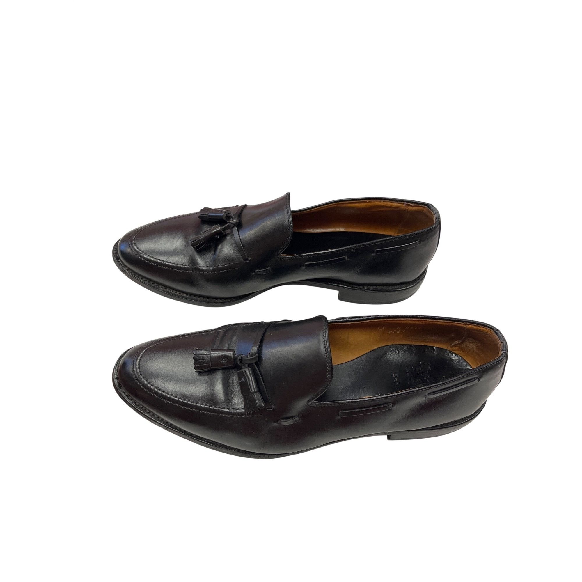 Allen Edmonds Allen Edmonds Grayson mens black leather tasseled oxford sho Size US 13 / EU 46 - 4 Thumbnail