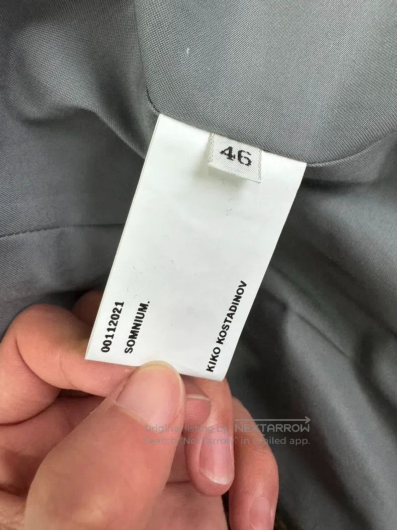 Kiko Kostadinov Kiko Kostadinov 21aw suit Size 46L - 2 Thumbnail