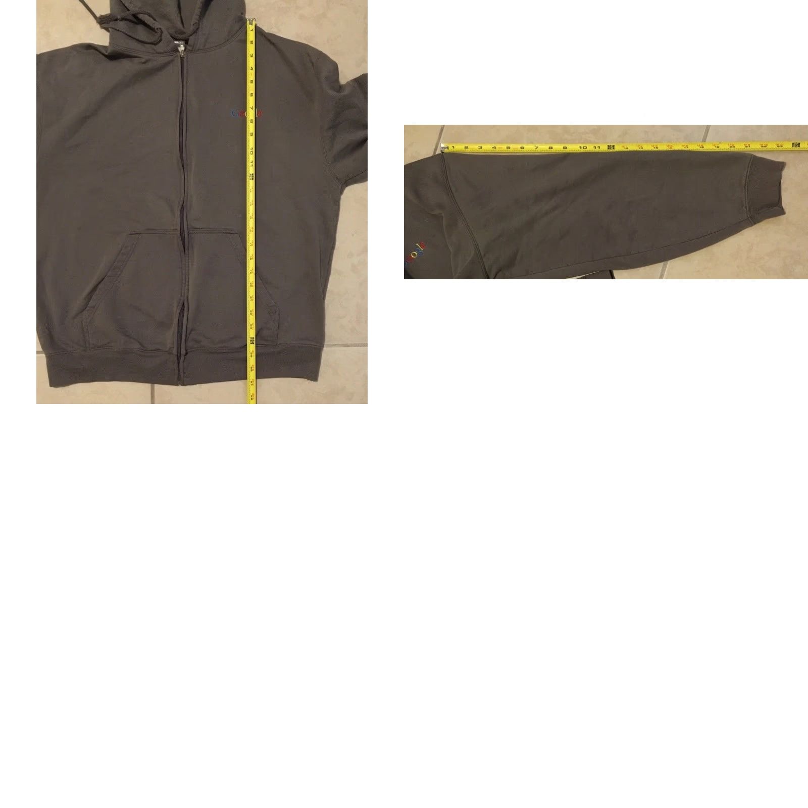 Apple Vtg Google Faded Zip Hoodie XL Internet Software Grunge Apple 90s Y2K Hoodie Mens XL Gray JP003 Size US XL / EU 56 / 4 - 10 Thumbnail