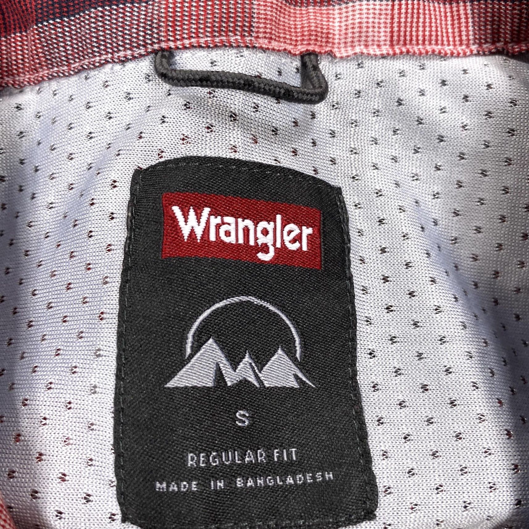 Wrangler Wrangler Shirt Mens Small Red Plaid Short Sleeve Button Up Stretch Casual Wear Size US S / EU 44-46 / 1 - 3 Thumbnail