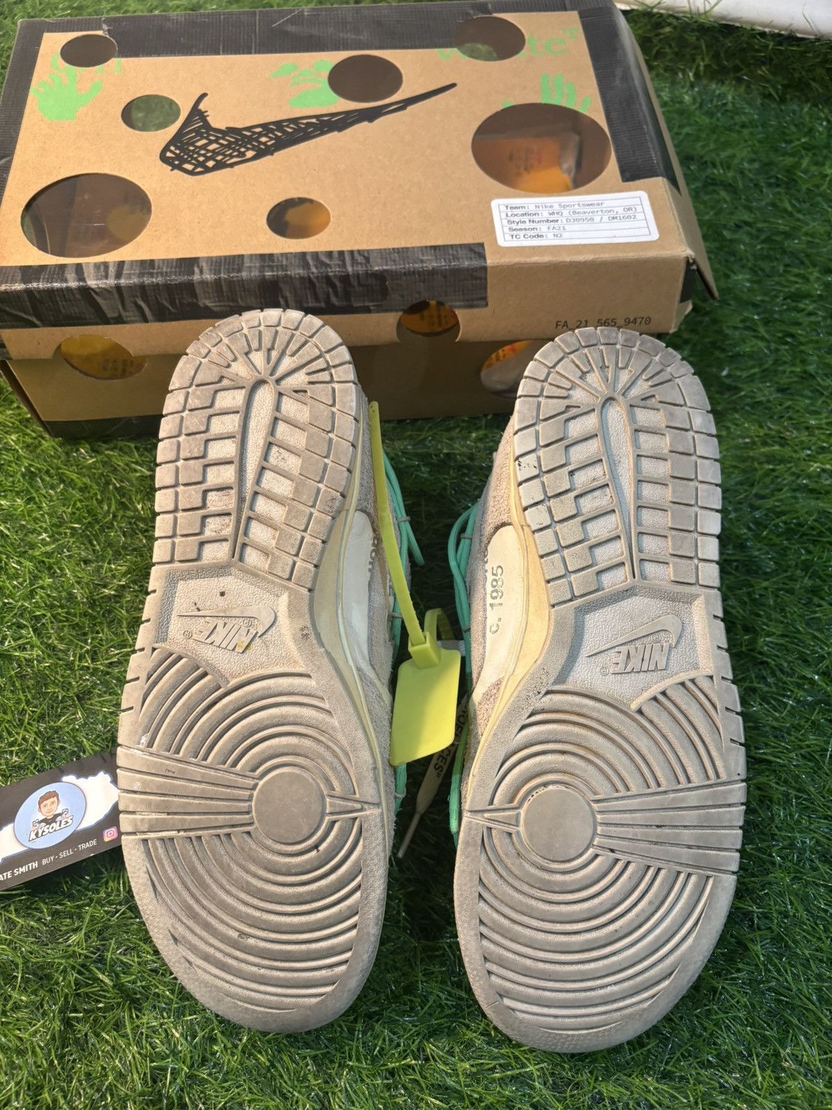 Nike Nike off white dunk low lot 14 Size US 8.5 / EU 41-42 - 5 Thumbnail
