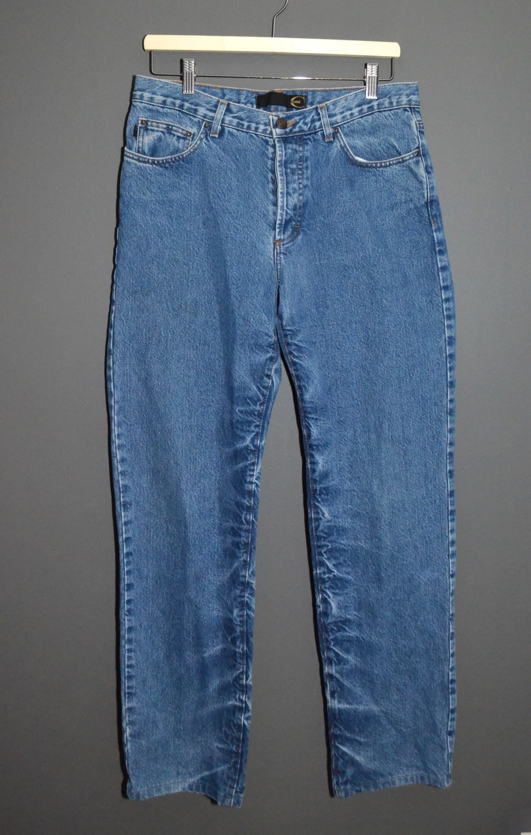 Just Cavalli Roberto Cavalli Just Vintage Jeans 33 size Faded Cowboy Size US 33 - 1 Thumbnail