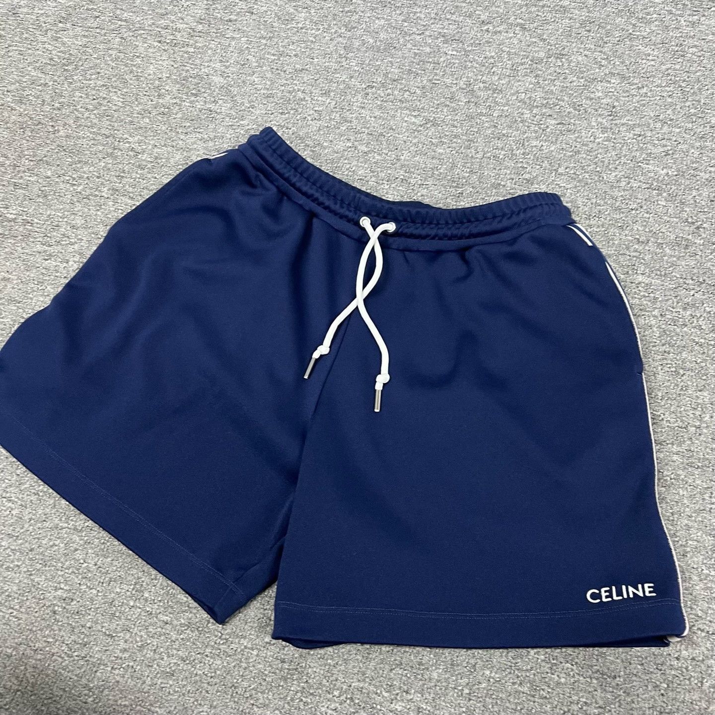 Celine Celine Logo Side Stripe Casual Shorts Size US 35 - 1 Thumbnail