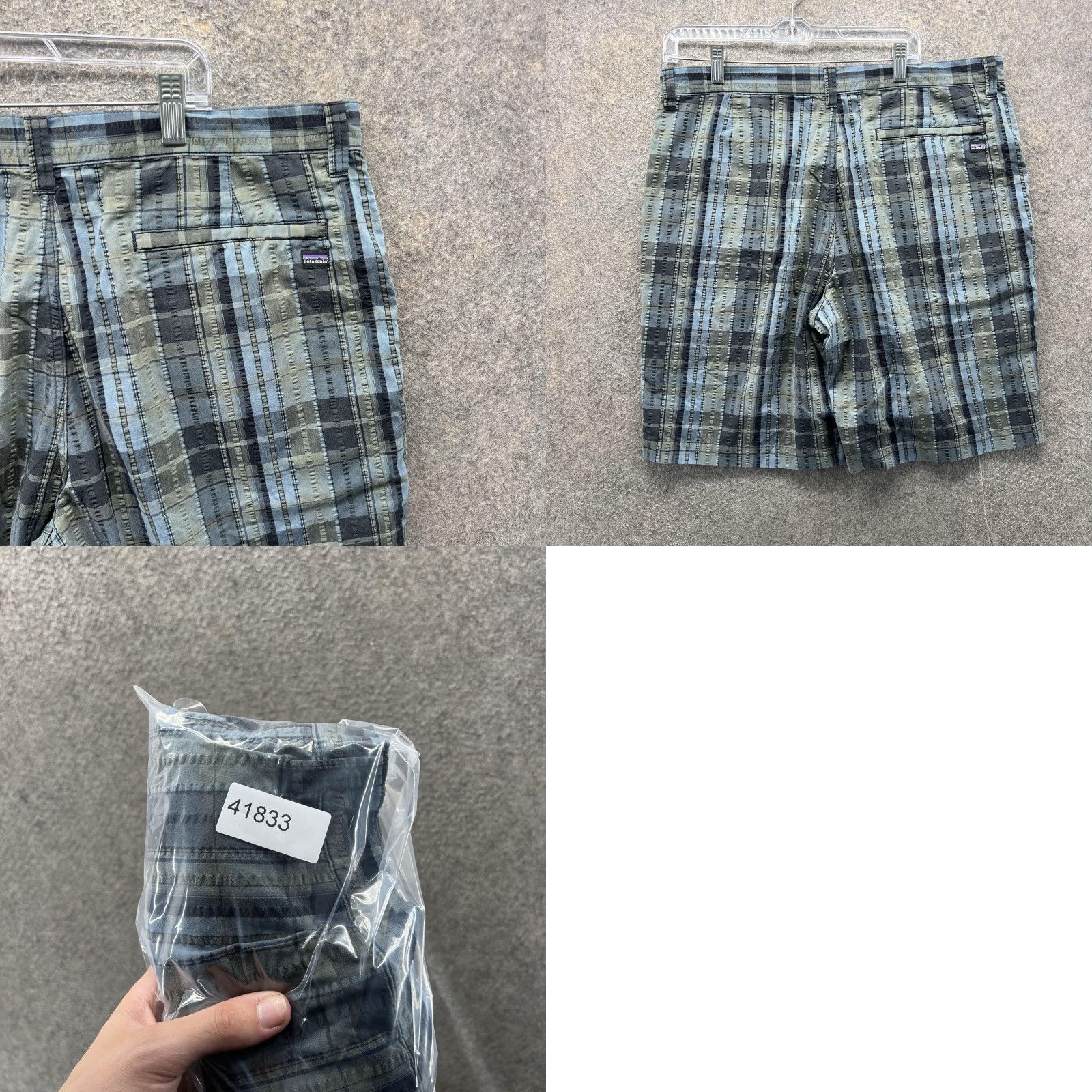 Patagonia Patagonia Shorts Mens 36 Green Plaid Chino Flat Front 10 Inseam Casual Summer Mens Size US 36 / EU 52 - 8 Thumbnail