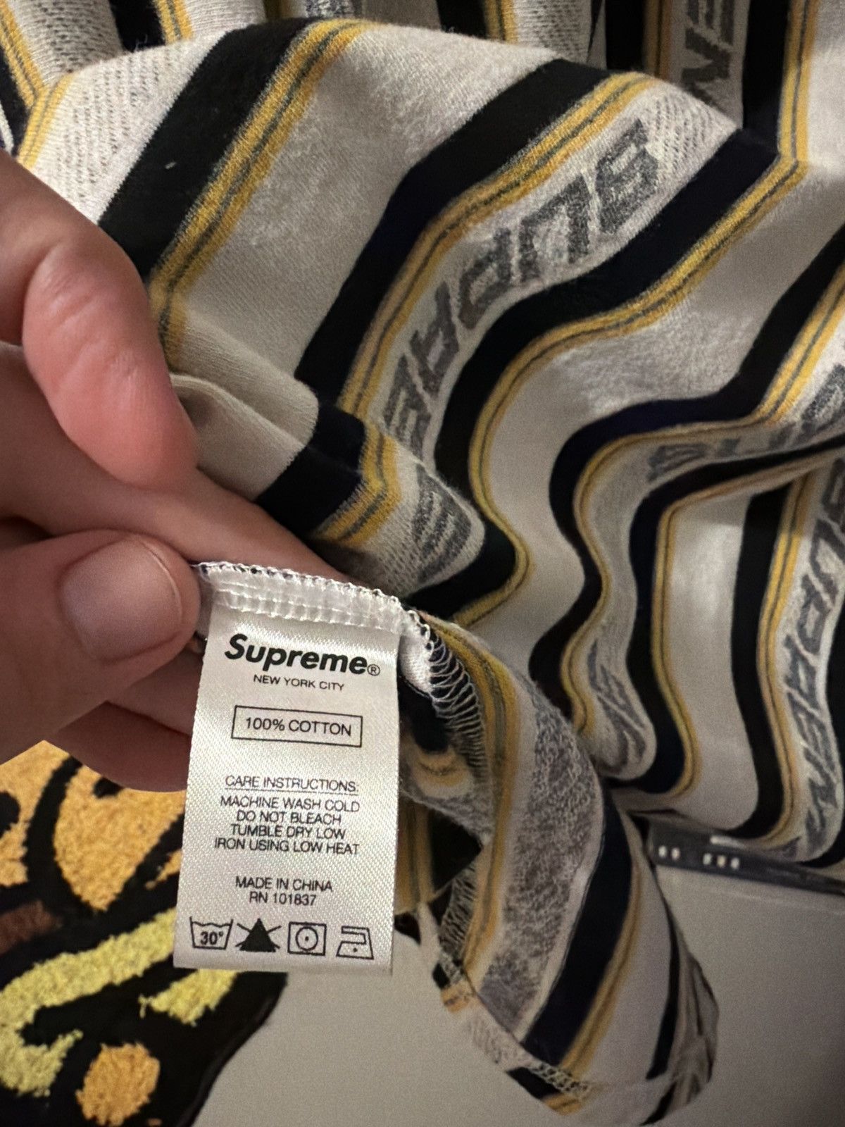 Supreme Supreme baseball jersey Size US L / EU 52-54 / 3 - 3 Thumbnail