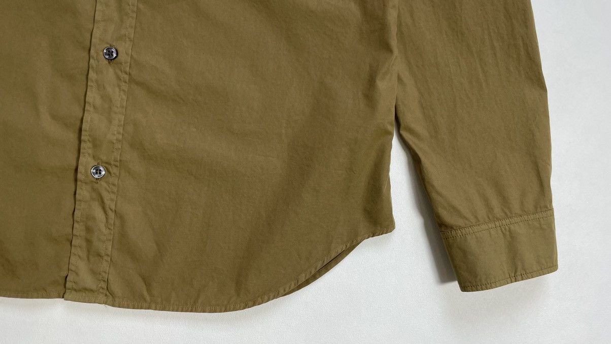 Maison Margiela A/W 17 ‘Olive Shimmer’ Cotton Shirt Size US M / EU 48-50 / 2 - 8 Thumbnail