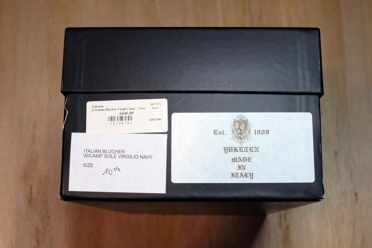 Yuketen Italian blucher moccasin Size US 10.5 / EU 43-44 - 9 Thumbnail
