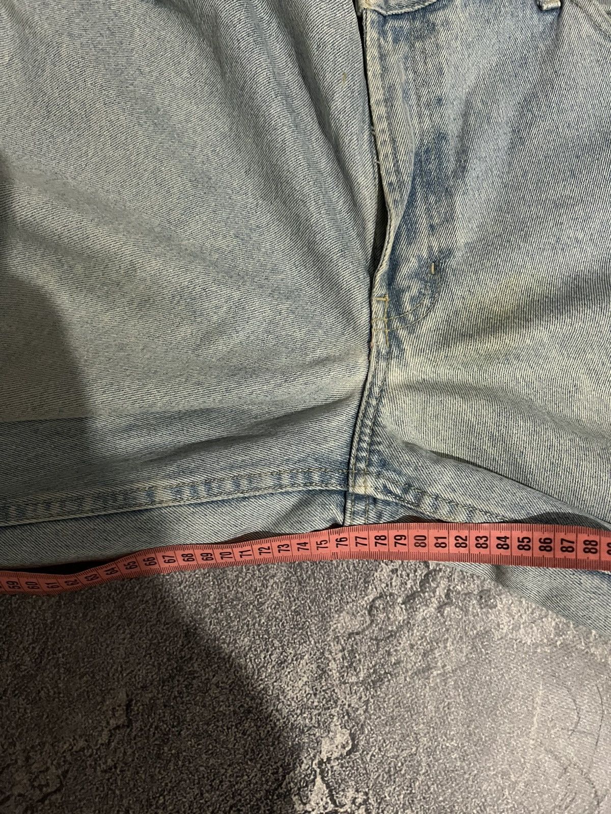 Vintage Vintage Baggy Wide Leg Archive Jean — Avant Garde Fashion Size US 37 - 13 Thumbnail