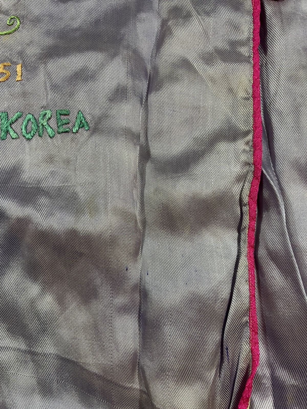 Vintage Vintage 50s Korea Souvenir Silk Shirt Embroidered Size L / US 10 / IT 46 - 4 Thumbnail