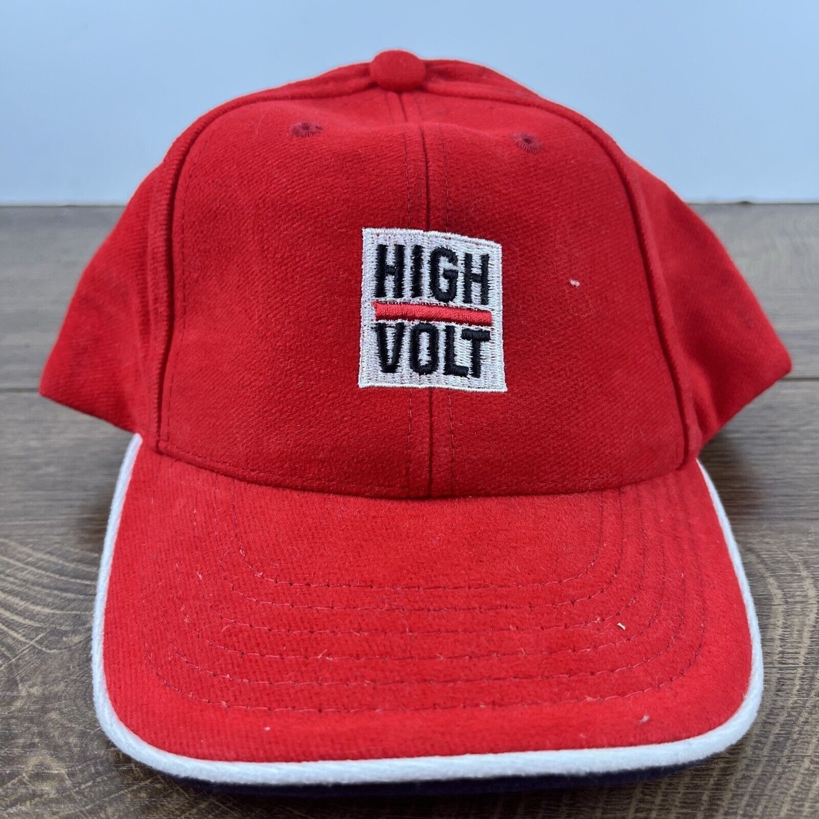 Other High Volt Hat Red Cap Adjustable Hat Red Adult Fit Hat Size ONE SIZE - 2 Thumbnail