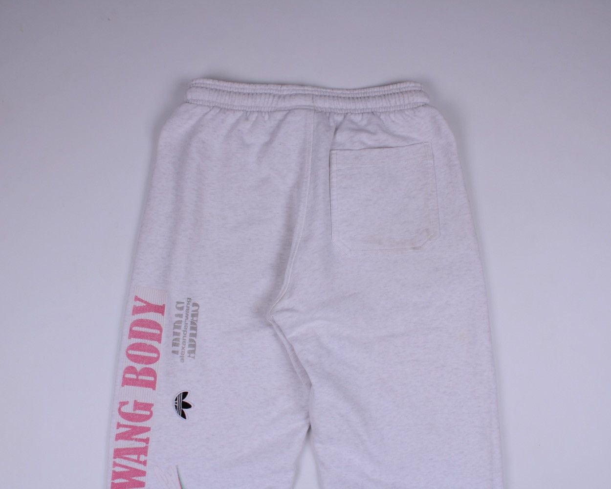 Adidas × Alexander Wang ADIDAS x ALEXANDER WANG Crossover Logo Printed Sweat Pant Size US 30 / EU 46 - 14 Thumbnail
