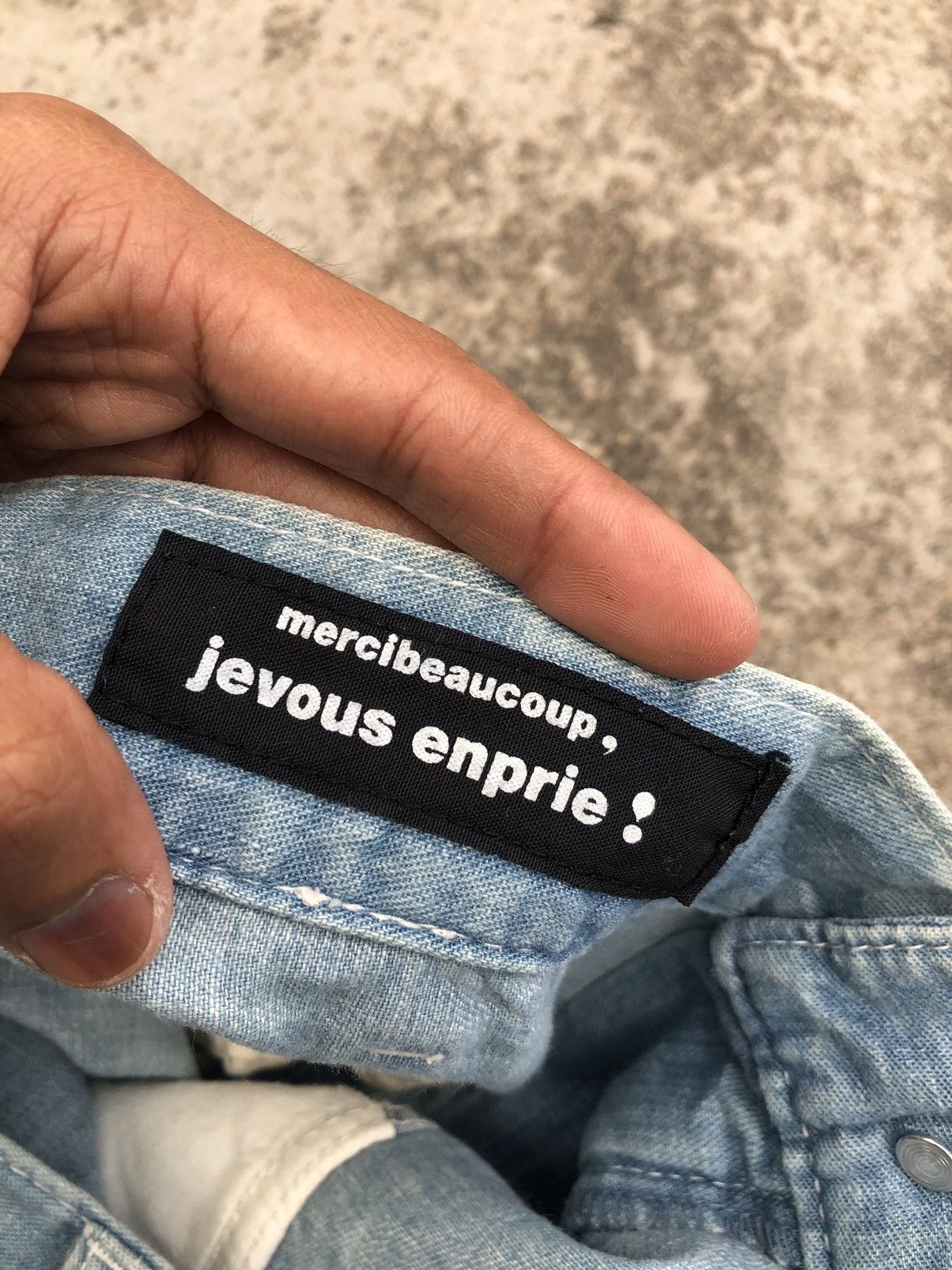 Issey Miyake × Japanese Brand × mercibeaucoup MERCIBEAUCOUP JEVOUS ENPRIE! DENIM Size US 28 / EU 44 - 3 Thumbnail