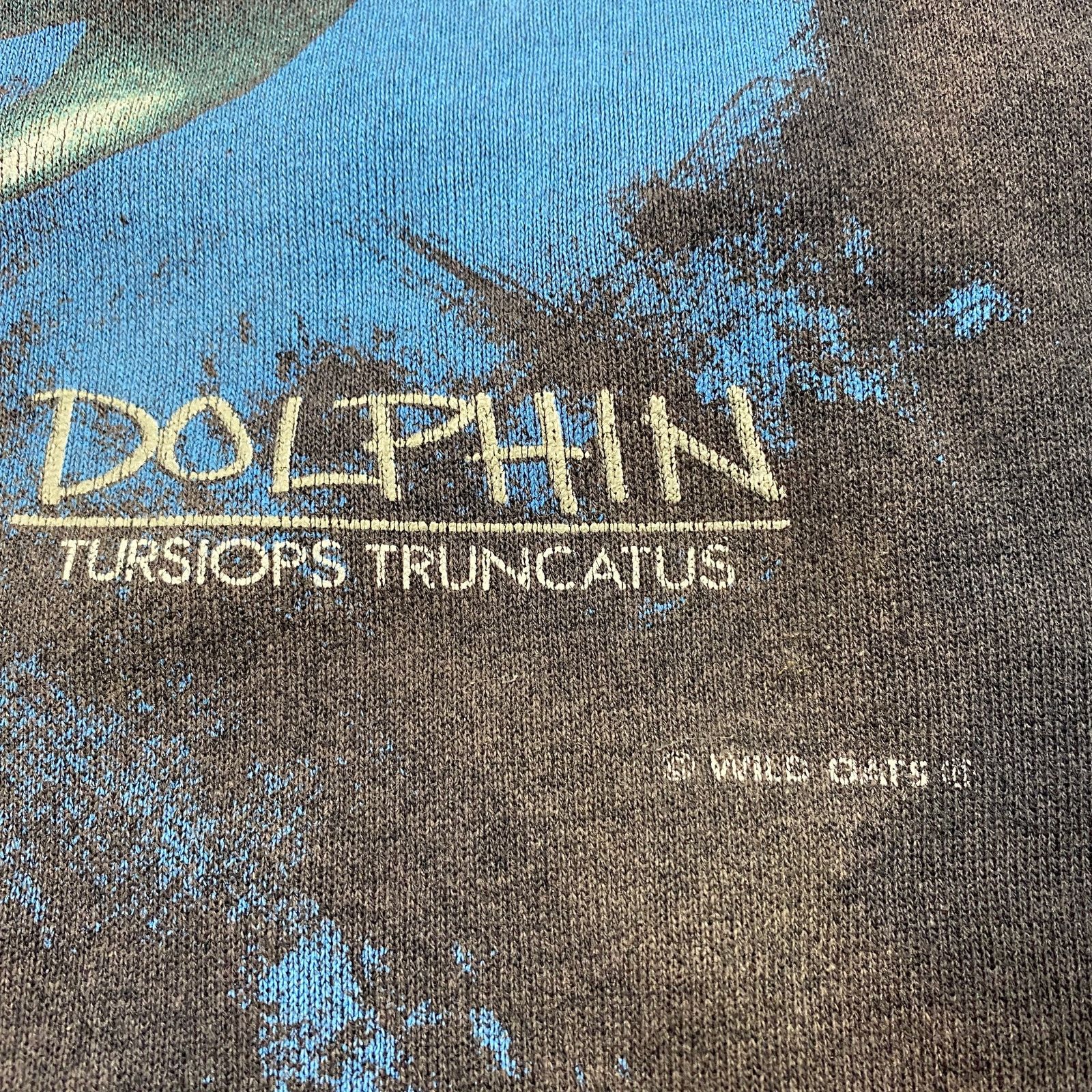 Delta × Vintage Vintage 80s Wild Oats Dolphin Crewneck Sweatshirt Men's M Size US M / EU 48-50 / 2 - 3 Thumbnail