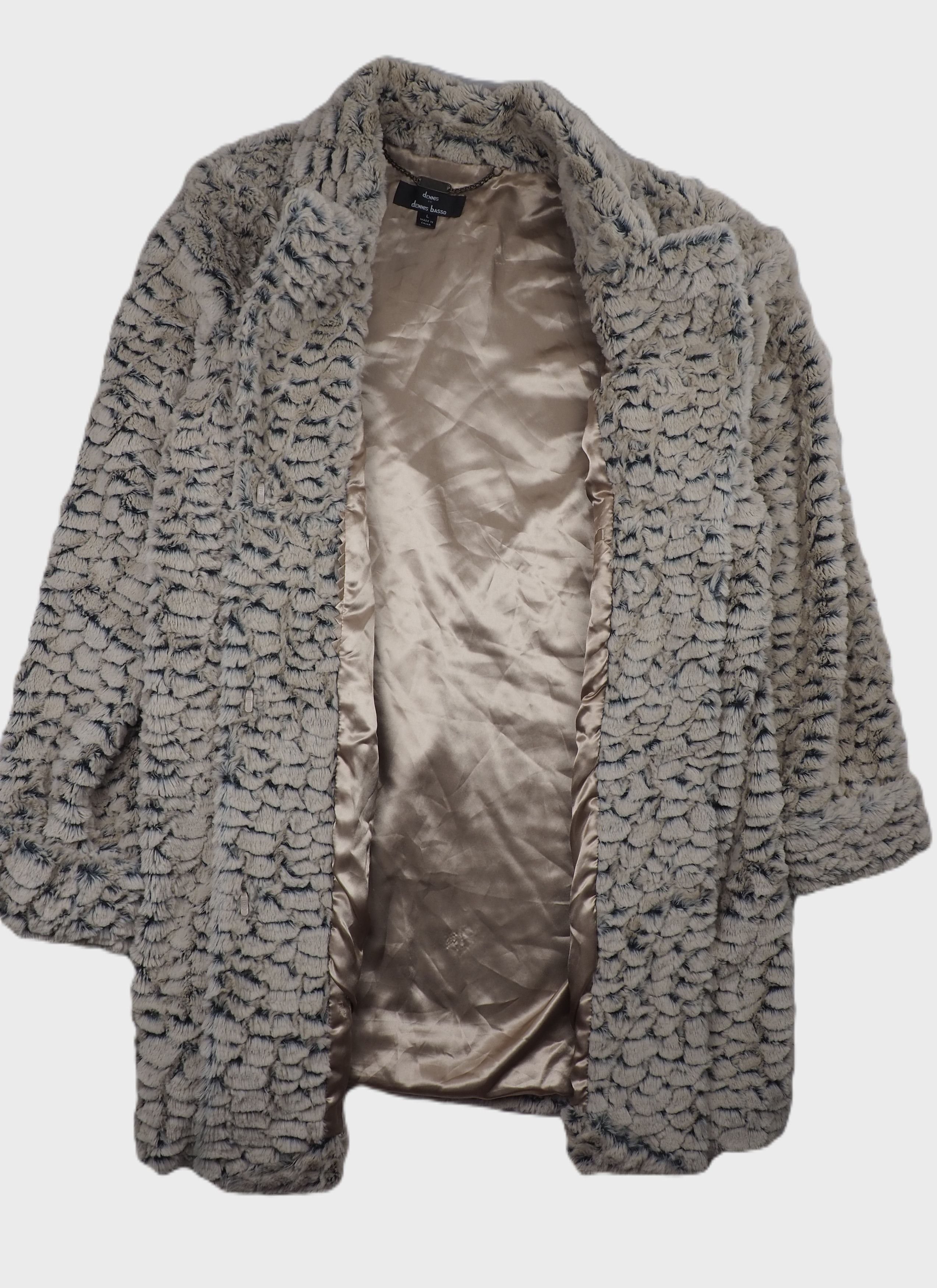 Vintage Dennis by Dennis Basso Faux Fur Coat – Women’s L Size L / US 10 / IT 46 - 2 Thumbnail