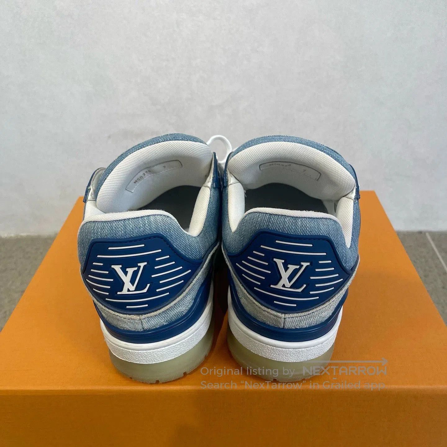 Louis Vuitton Louis Vuitton Denim Trainer Sneakers. Size US 7 / EU 40 - 3 Thumbnail