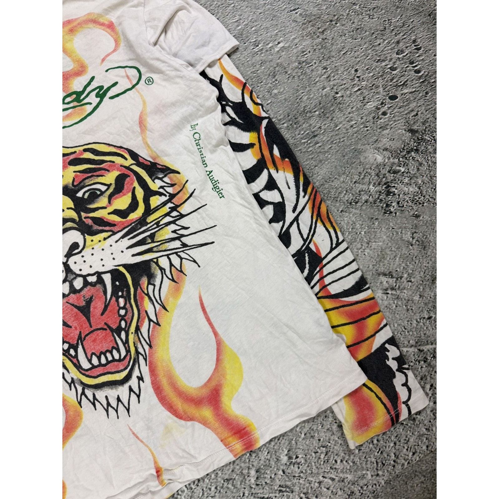 Ed Hardy Ed Hardy Christian Audigier vintage white longsleeve t-shirt Size US M / EU 48-50 / 2 - 4 Thumbnail