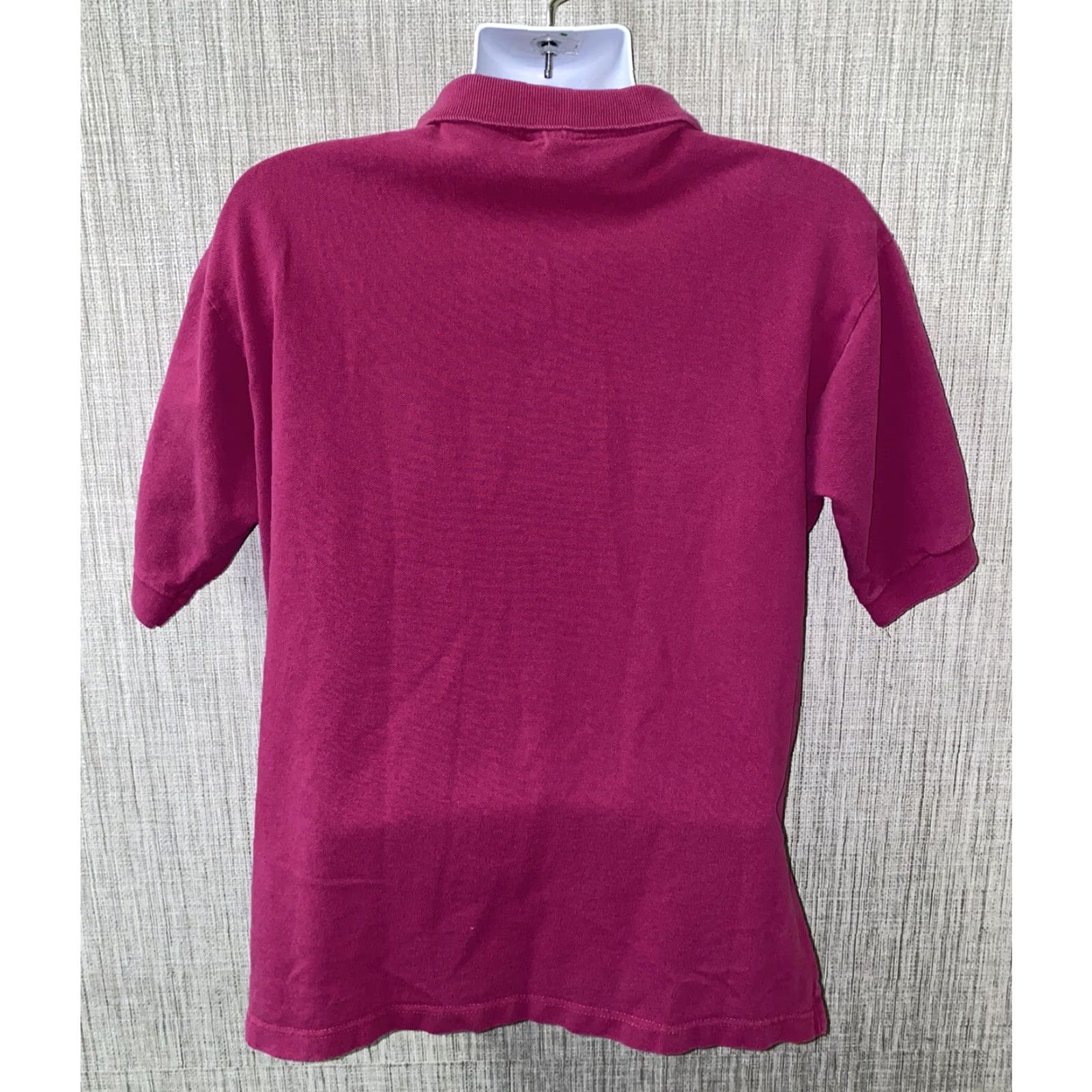 Vintage Finish Line Men's Pink Short Sleeve Golf Polo Shirt Size L Cotton Collared Button-Up Regular Fit Size US L / EU 52-54 / 3 - 4 Thumbnail