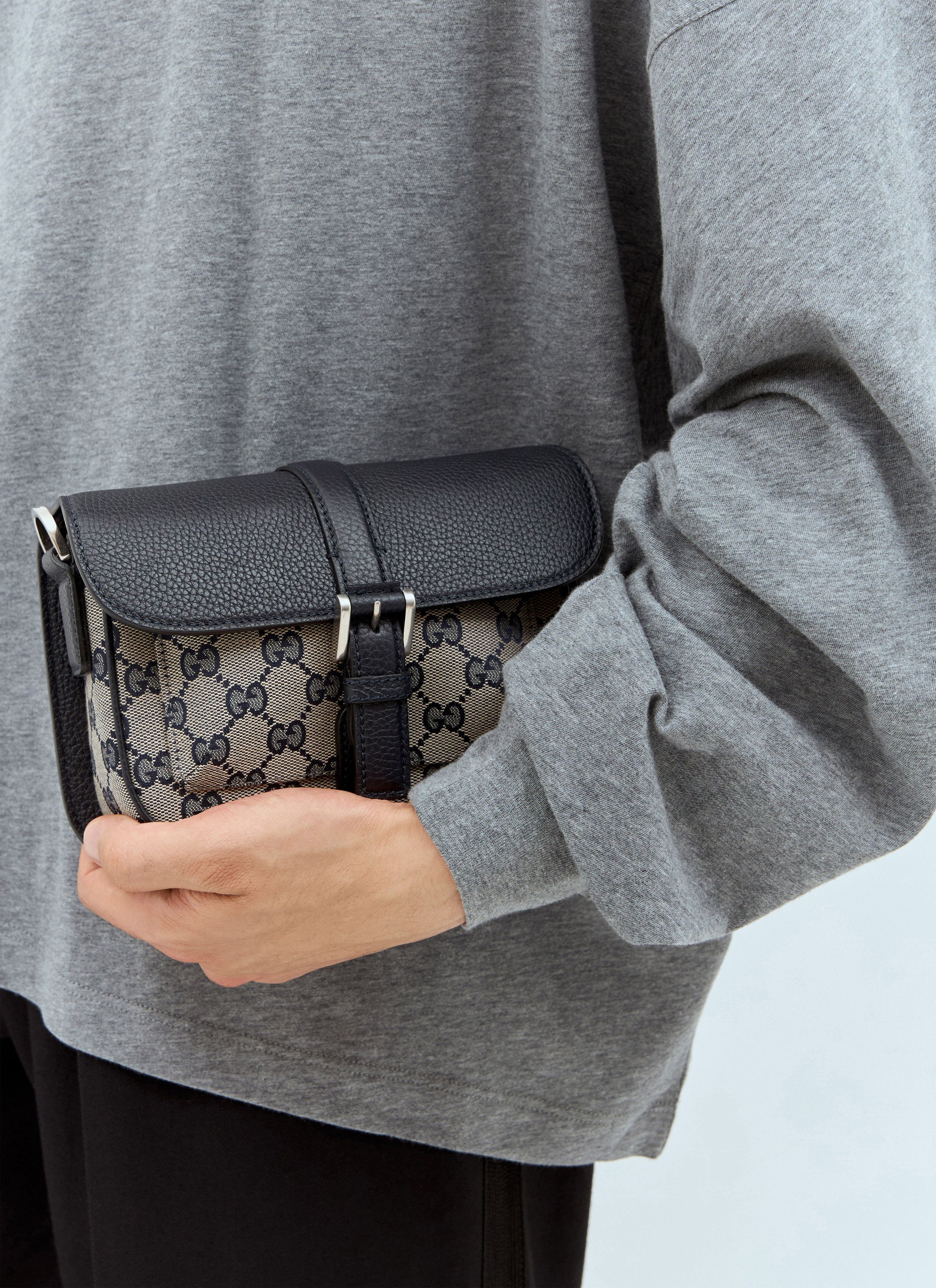 Gucci oc11z1225 Size: OS / GG Mini Bag in Beige & Blue Size ONE SIZE - 4 Thumbnail